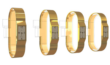Horloge display - 0400100720W - Joalpe