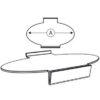 Schoenschap ovaal +kaarthoude - 0400100829W - Joalpe