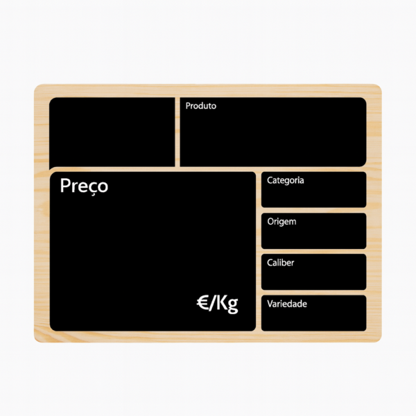 Printed Price Holder Customisable - 0150419429 - Joalpe