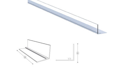 Snap-On profiel met front magnetisch 1000mm - 0560201115W - Joalpe