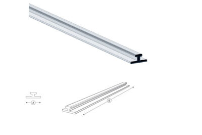 Snap-On profiel zelfklevend 1000mm - 0560201124W - Joalpe