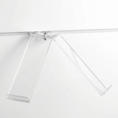 Schoendisplay dubbel frontstop