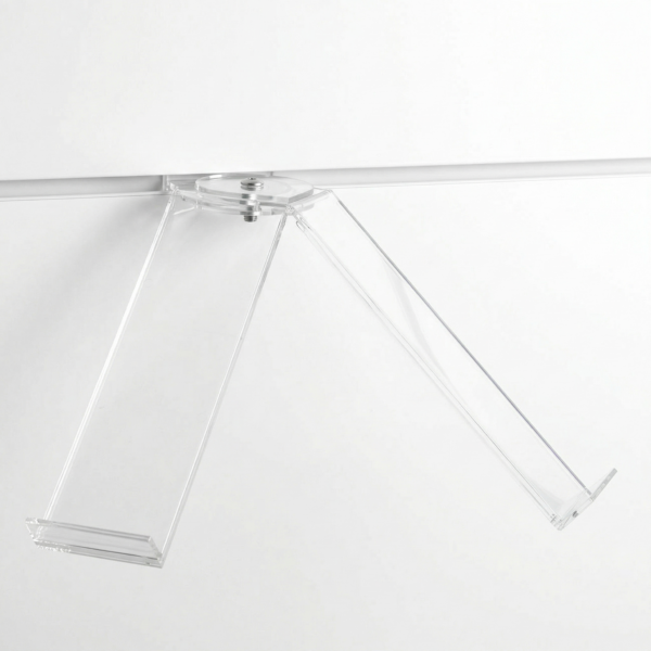 Schoendisplay dubbel frontstop - 0400100731W - Joalpe