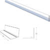 Snap-On Profil mit Front Magnetisch 1000mm