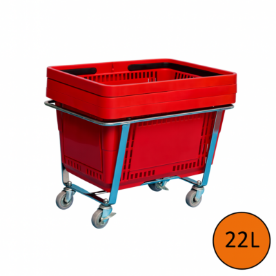 Trolley winkelmand 22L - 0670401920 - Joalpe